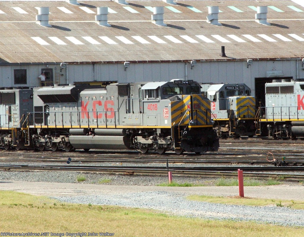 Motive power in KCS' Deramus Yard